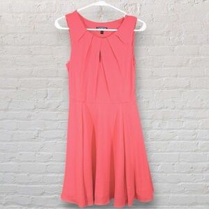 Express- Coral Orange Sleeveless Dress- Size 4